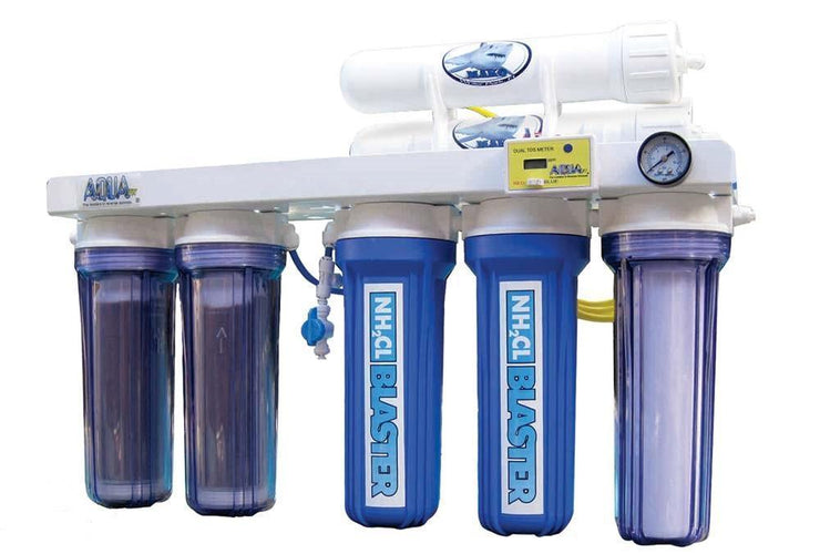 AquaFX Mako Chloramine Blaster RO/DI System 50-300 GPD - clickcorals